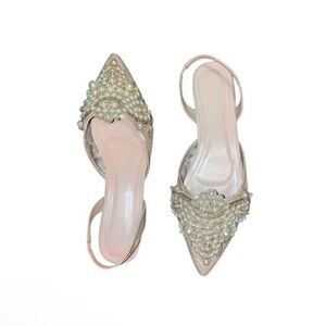 🆕 beaded pointed shoes